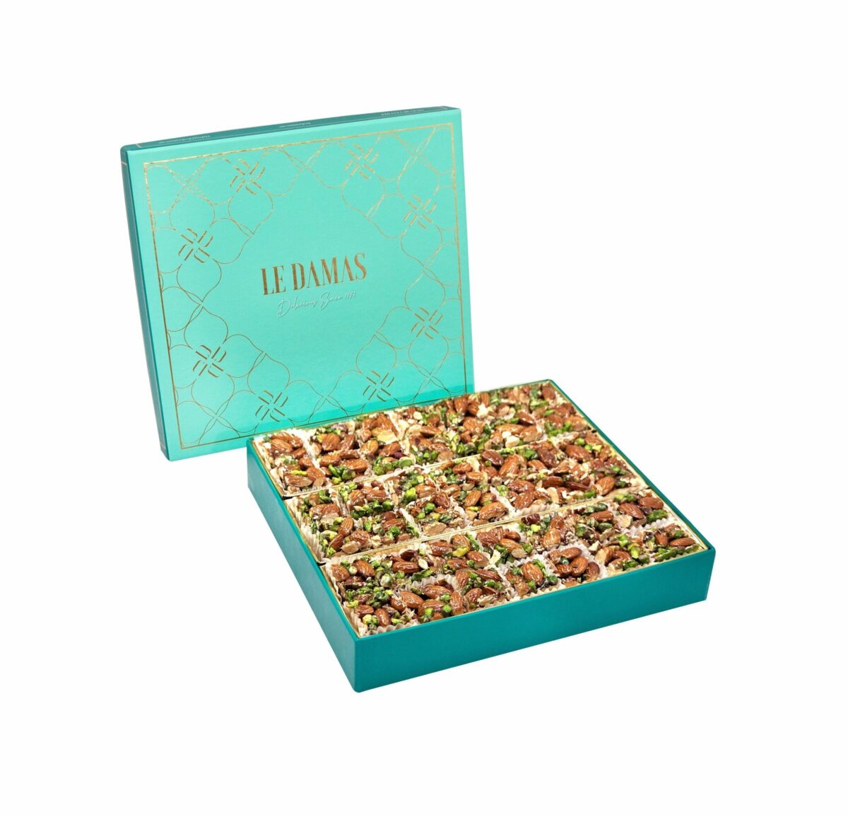Le Damas Dandy Box – Premium Arabic Dessert Selection – 1kg