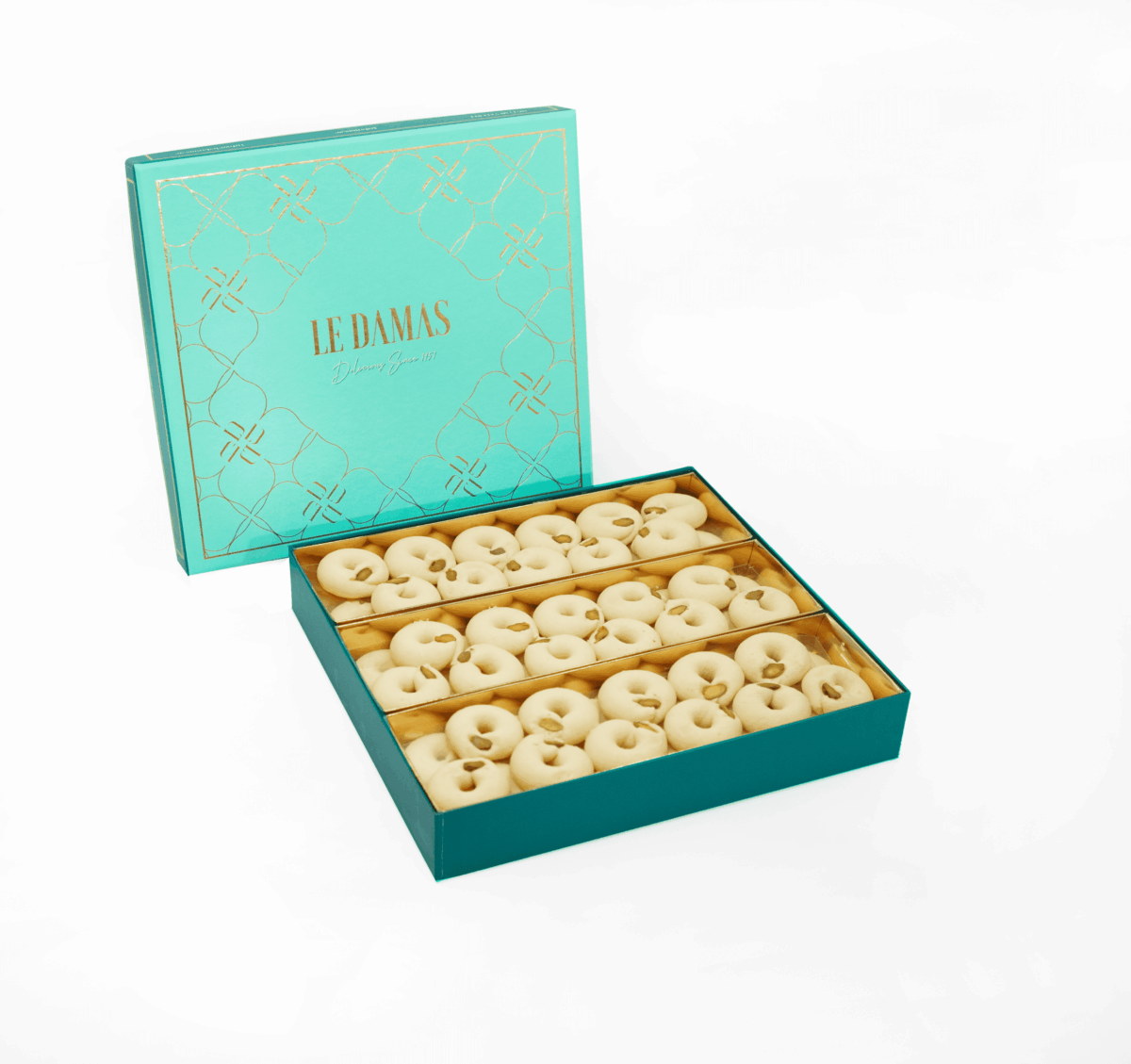 Le Damas Ghraybeh – Traditional Arab Butter Cookies – 500g